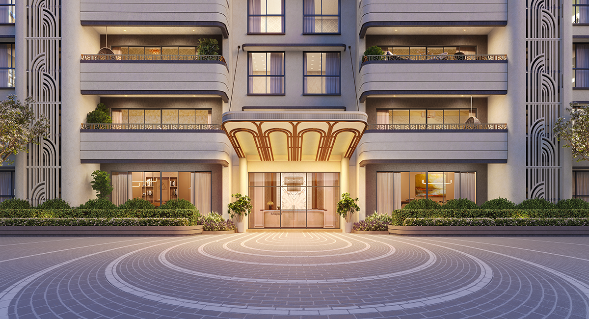 Lodha Belmont – Residential Property in Richmond County, Thane with Art Deco-Inspired Architecture