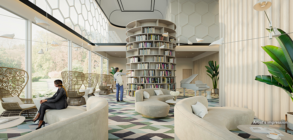 Lodha Bel Air - Residential Project in Jogeshwari with Library