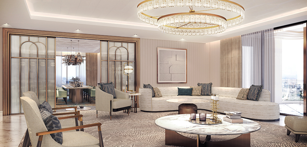 Lodha Cullinan, Versova - Residential Property In Versova with Spacious Living Room