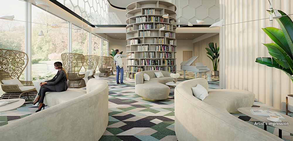 Lodha Bel Air - Residential Property In Jogeshwari with Library