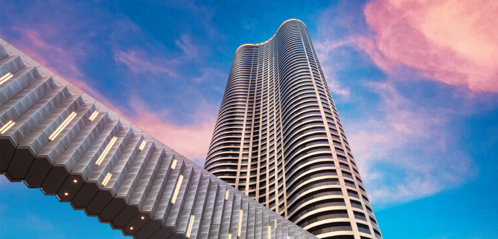 Explore Sculptural lanmark at Lodha World Towers Explore Global architecture at Lodha World Towers