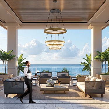 Lodha Aureus, Sewri - Residential Property In Sewri with Outdoor Alfresco Cafe