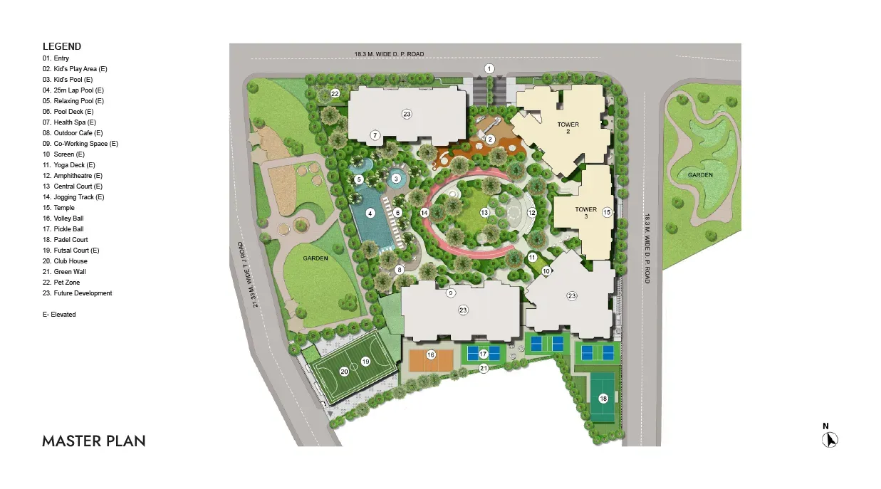 Lodha Aureus, Sewri - Master Plan of Residential property in Sewri